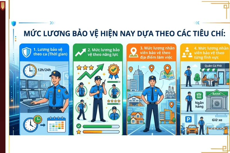 Mức lương bảo vệ hiện nay dựa theo các tiêu chí mới nhất