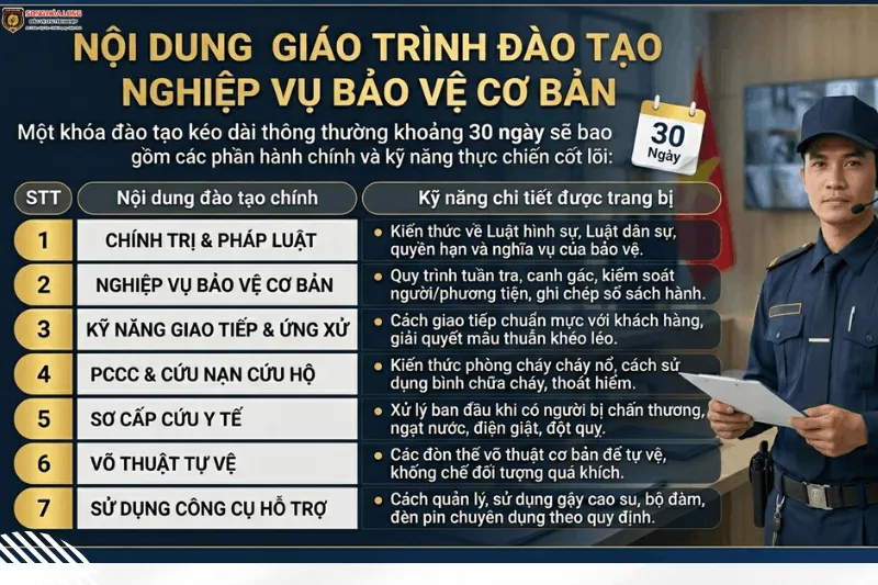 giao-trinh-dao-tao-nghiep-vu-bao-ve Giáo trình đào tạo nghiệp vụ bảo vệ chuyên nghiệp và kỹ năng thực chiến
