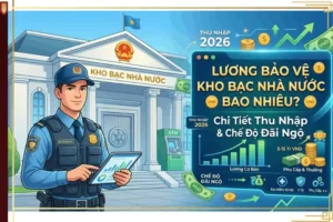Mức lương bảo vệ Kho bạc Nhà nước mới nhất và các chế độ đãi ngộ đi kèm.