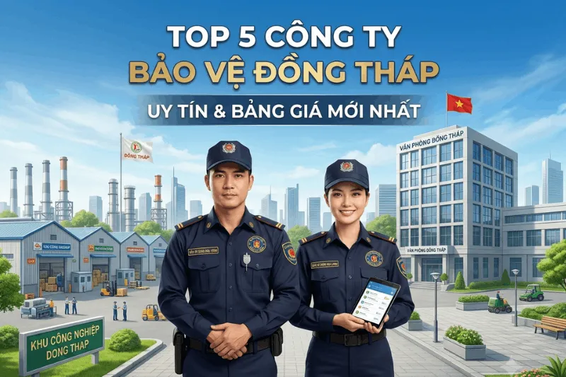 Top 5 Công Ty Bảo Vệ Đồng Tháp Uy Tín & Bảng Giá Mới Nhất
