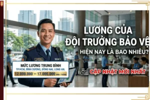 Mức lương đội trưởng bảo vệ tại TPHCM Bình Dương Đồng Nai Long An mới nhất