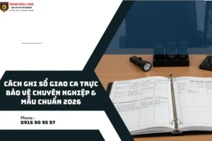 Cách Ghi Sổ Giao Ca Trực Bảo Vệ Chuyên Nghiệp & Mẫu chuẩn 2026