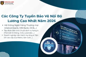 Các Công Ty Tuyển Bảo Vệ Nội Bộ Lương Cao Nhất Năm 2026