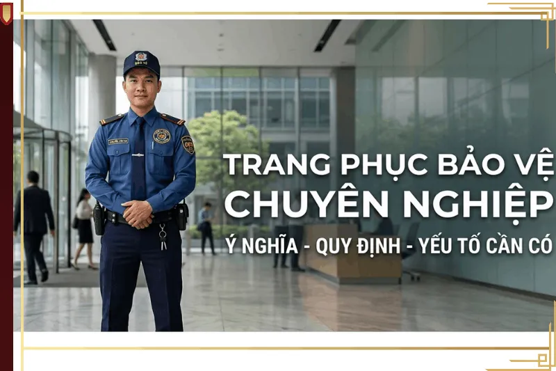 Quy chuẩn trang phục bảo vệ chuyên nghiệp mới nhất theo Bộ Công an