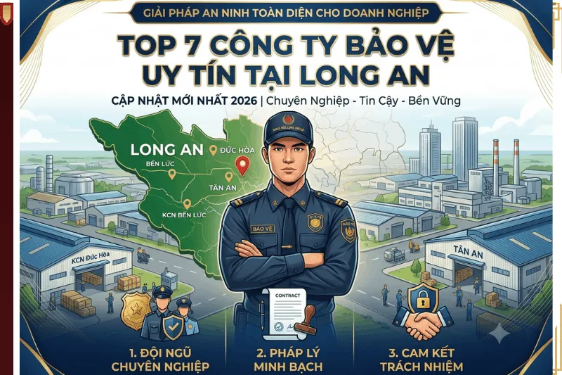 Tổng Hợp Các Công Ty Bảo Vệ Uy Tín Tại Long An Mới Nhất 2026