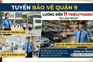 Bảo Vệ Song Hỏa Long Group Tuyển Bảo Vệ Quận 9 Lương Cao, Đi Làm Ngay